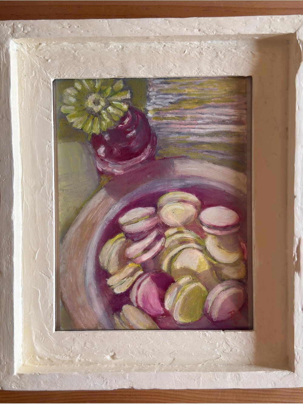 Framed original Still Life Artwork, Bakery Painting, Cooking Decor, 8x10" SALE - Picture 11 of 15